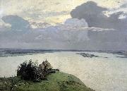 Isaac Levitan Over Eternal Peace oil painting reproduction